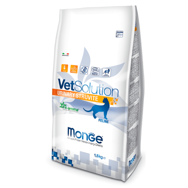 Monge VET SOLUTION Gato Urinary Struvite 1,5KG