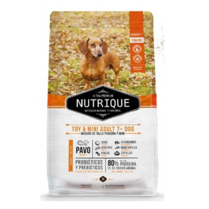 Nutrique Perro Senior Raza Pequeña o Mini 3KG