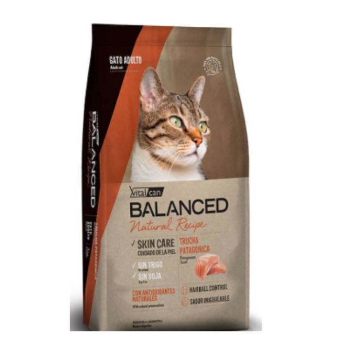 Vital Can BALANCED NATURAL RECIPE Gato Adulto Sabor Trucha Patagónica 3KG