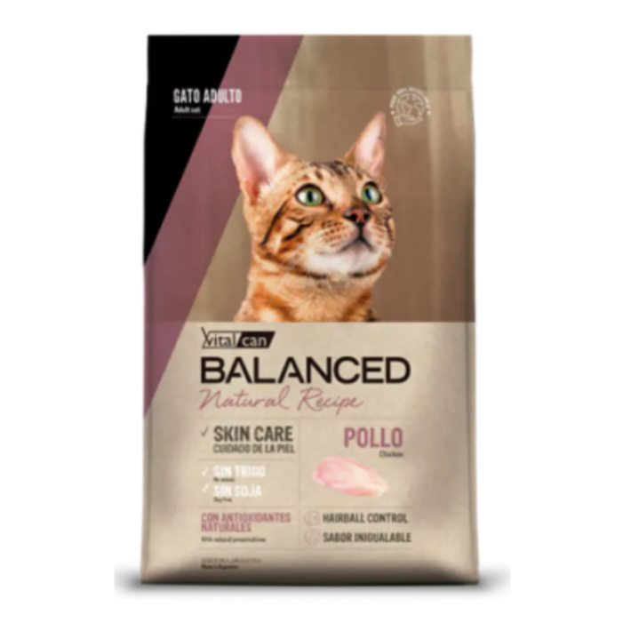 Vital Can BALANCED NATURAL RECIPE Gato Adulto Sabor Pollo 3KG