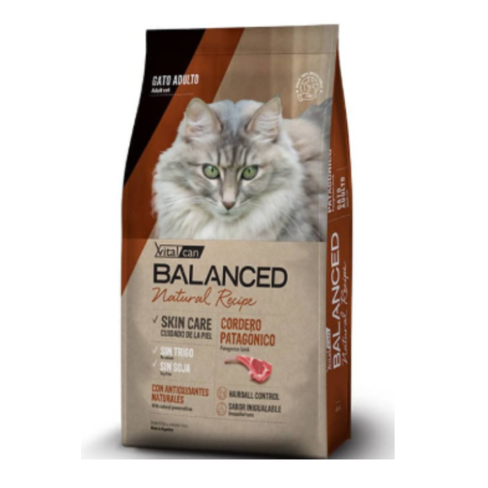 Vital Can BALANCED NATURAL RECIPE Gato Adulto Sabor Cordero Magallanico 3KG